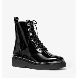 Michael Kors Haskell Patent Leather Boots